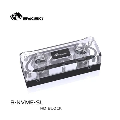 Bykski – bloc SSD M.2 disque dur acrylique à semi-conducteurs refroidisseur liquide B-NVME-SL