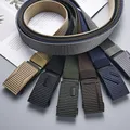 Ceinture en nylon automatique pour hommes ceinture en toile solide pour documents ceinture pour