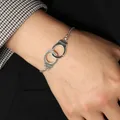 Bracelet de menottes de liberté créative pour les femmes et les couples bracelet à breloques
