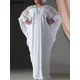 VONDA-Robe caftan longue en dentelle pour femme robe de soirée maxi patchwork manches longues