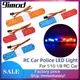 Lumière LED clignotante multifonctionnelle pour voiture de police RC lumière Alskins Kyosho