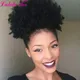 Yepei Afro Proximity Wstring Ponytail Hair Extensions de chignon bouffant africain Kinky Curly