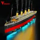 Vonado – ensemble d'éclairage LED pour 10294 Titanic moule à collectionner bateau jouet modèle