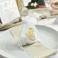 Sacs de bonbons ange dorés pour enfant cadeau de baptême décoration de première communion