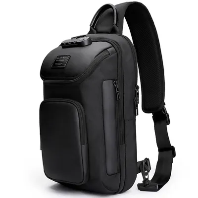 SUUTOOP – sac à bandoulière étanche pour hommes sacoche de grande capacité sacoche de poitrine de