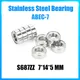 S687ZZ portant 7*14*5mm 5 pièces ABEC-7 440C rouleau en acier inoxydable S687Z S687 Z ZZ L-1470HH