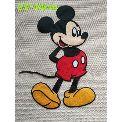 Grands patchs de broderie à paillettes pour vêtements pour enfants patchs mignons Minnie Mouse pour