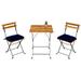 Set Folding Table And Chair Set Power Coating Frame Patio Set