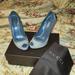 Gucci Shoes | Gucci Platform Suede High Heels Grey And Black 7.5 (37.5) | Color: Black/Gray | Size: 7.5