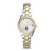 Women's Fossil Silver Florida State Seminoles Personalized Scarlette Mini Two-Tone Stainless Steel Watch