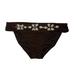 J. Crew Swim | J. Crew Pukka Shell Bikini Bottom Beaded Waistband Brown Swim Suit Size Small | Color: Brown | Size: S