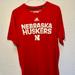 Adidas Shirts | Adidas Nebraska Huskers Red T-Shirt Men’s Size Large College Ncaa Climalite | Color: Red | Size: L