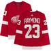Lucas Raymond Red Detroit Wings Autographed adidas Authentic Jersey