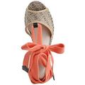 GUESS Damen Halona Wedge Sandale, Beige/Hellbraun, 37.5 EU