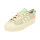 adidas Originals Nizza Platform Womens Trainers Sneakers (UK 4.5 US 6 EU 37 1/3, White White Green GW0166)