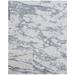 White 36 x 24 x 0.25 in Area Rug - Bokara Rug Co, Inc. Hand-Knotted Area Rug in Ivory/Dark Gray Silk/Wool | 36 H x 24 W x 0.25 D in | Wayfair