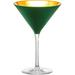 Nicolette Mayer 2.25 oz. Crystal Martini Glass Crystal in Green | 7 H x 4.5 W in | Wayfair OROCocktailEmerald2Piece