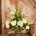 Floral Home Decor Magnolia Calla Lillie & Hydrangea Centerpiece in Decorative Vase Faux Silk | 24 H x 23 W x 16 D in | Wayfair AR413