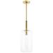 Lenox Hill 1 Light Lg Pendant Aged Brass