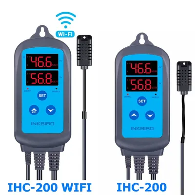 INKBIRD IHC-200 & 200 WiFi EU prise & prise contrôleur d'humidité intelligent pour l'humidification