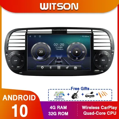 Autoradio 7 ", Android, Navigation GPS, DVD, WIFI, BT, FM, DPS, lecteur multimédia stéréo, 2 Din,
