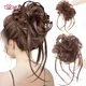 HUAYA-Extensions de Cheveux Synthétiques pour Femme Postiche Chignon Long Chouchou Ondulé Rond