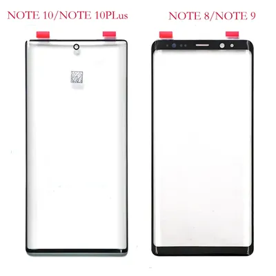 Verre avec OCA pour Samsung Galaxy Note 8 Note 9 Note 10 plus écran tactile LCD lentille avant