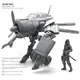 Kits en résine 1/35 modèle d'avion Robot jouet + modèle de soldat à monter soi-même M-01