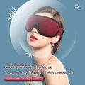 Masque de sommeil 3D bandeau aide au sommeil cache-yeux patchs de sommeil respirant coussin