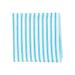 Ticking Stripe Turquoise Napkin - King