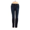 Joe's Jeans Jeans - Mid/Reg Rise Skinny Leg Denim: Blue Bottoms - Women's Size 26 - Dark Wash