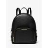 Michael Kors Jaycee Medium Pebbled Leather Backpack Black One Size