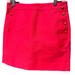 J. Crew Skirts | J Crew Mini Skirt With Gold Accents Red 0 Coral Red | Color: Pink/Red | Size: 0