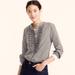 J. Crew Tops | J. Crew X Thomas Mason Gingham Ruffled Shirt | Color: Black/White | Size: 2