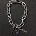 Michael Kors Jewelry | Michael Kors Silver Padlock Link Bracelet. | Color: Silver | Size: Os