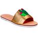 Kate Spade Shoes | Kate Spade Iguana Cactus Gold Slide Sandals, Green And Pink | Color: Green/Pink | Size: 8.5