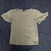 J. Crew Tops | J. Crew Women's Green Linen Flutter Sleeve T-Shirt Tee Shirt Size Small | Color: Green | Size: S