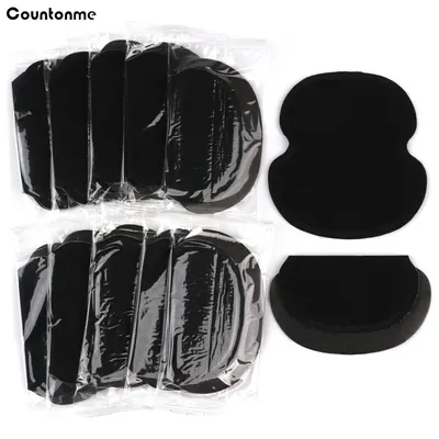Coussinets Anti-transpiration jetables 10 pièces (5 paires) tampons sous-aisselles noirs tampons