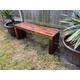 Rustic designed wood bench / garden bench / bed ends / reception room / hallway