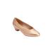Extra Wide Width Women's The Vida Pump by Comfortview in Gold (Size 12 WW)