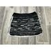 Athleta Shorts | Athleta Black Gray Space Dye Athleisure Active Gym Whatever Skirt Skort 8 905926 | Color: Black/White | Size: 8