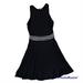 American Eagle Outfitters Dresses | American Eagle Black Striped Waist And Triangle Cutout Dress Size Xs | Color: Black/White | Size: Xs