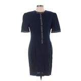 Positive Attitude Casual Dress - Sheath: Blue Solid Dresses - Women's Size 11