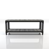 17 Stories Ragen Shoe Storage Bench Wood/Manufactured Wood in Gray | 18.7 H x 47.32 W x 15.75 D in | Wayfair 98A49346207B482191FE7769364E7E2D