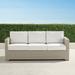 Small Palermo Sofa with Cushions in Dove Finish - Rain Sailcloth Seagull, Standard - Frontgate