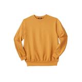 Men's Big & Tall Fleece Crewneck Sweatshirt by KingSize in Wood (Size XL)