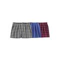 Men's Big & Tall Woven Boxers 3-Pack by KingSize in Assorted Colors (Size XL)