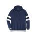 Men's Big & Tall KingSize Coaches Collection Colorblocked Pullover Hoodie by KingSize in Navy (Size 2XL)