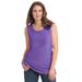 Plus Size Women's Perfect Scoopneck Tank by Woman Within in Petal Purple (Size 3X) Top