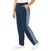 Plus Size Women's French Terry Motivation Pant by Catherines in Navy Space Dye (Size 6X)